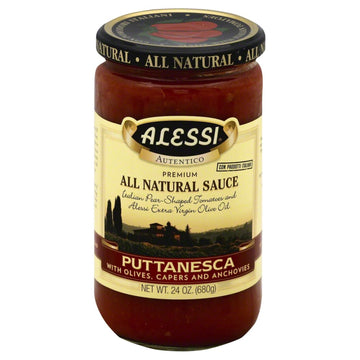 Alessi, Sauce Puttanesca, 24 Oz, (Pack Of 6)