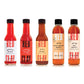 Red Clay Hot Sauce & Hot Honey, Whole Shebang Variety Pack (Original, Carolina Hot, Verde, Hot Honey And Southern Honey); Cold-Pressed, Fermented And Barrel-Aged Hot Sauces; 100% Raw Honey, 5 Count