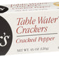 Carrs Table Water Crackers, Cracked Pepper, 4.25 Oz