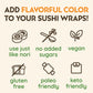 Carrot Ginger Sushi Wraps