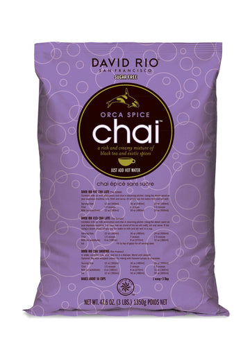David Rio Orca Spice Sugar Free Chai, 48 Ounce (Pack Of 1)