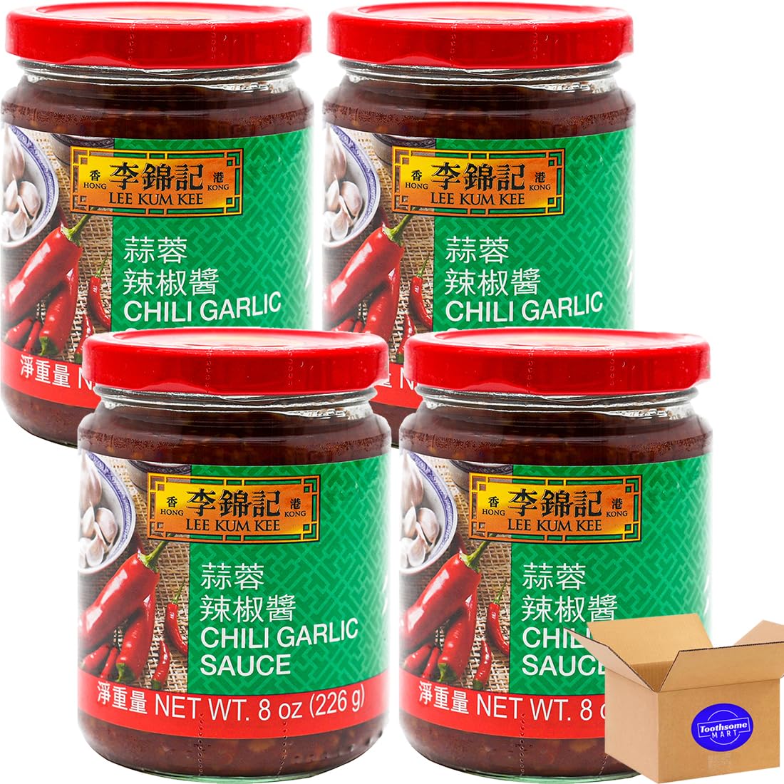 lkk Chili Garlic Sauce 8oz/226g pack of 4