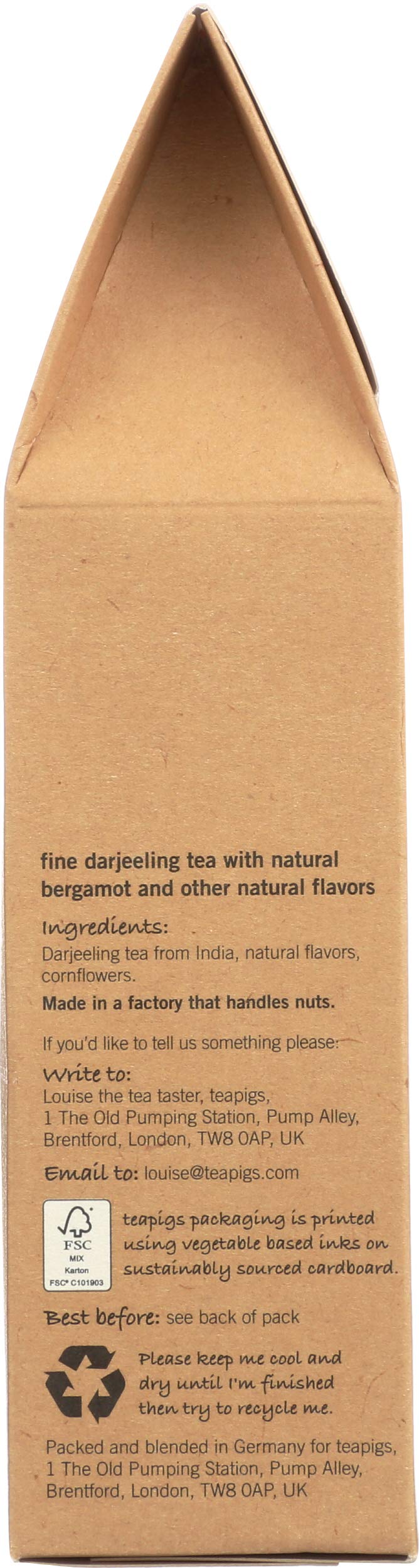 Teapigs Darjeeling Earl Grey - 15 Tea Temples