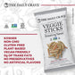 The Daily Crave Veggie Sticks, 6 Oz (Pack Of 8) Non Gmo, Gluten Free, Kosher, Crunchy, Vegan