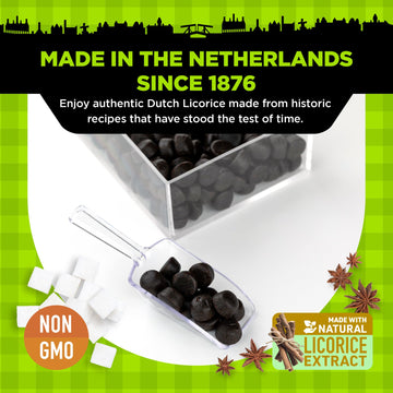 Gustaf'S Dutch Licorice Drops - 5.2Oz Bag - Sweet Black Licorice Drops - Dutch Candy From Netherlands - Sweet Black Liquorice Tr