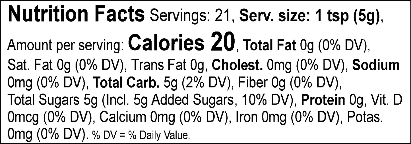 Betty Crocker Vanilla Bean Flavored Sugar - Classic Dessert Sugar for Baking, Drinks & More, 3.7 oz
