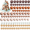 Maitys 216 Pcs Balls Cake Topper Mini Balloons Cake Toppers Foam Ball Cake Decorations Ball Shaped Cake Insert Topper Balloon Ca