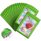100 Pieces Smell Proof Mylar Bags, Holographic Packaging Bags, Resealable Odor Foil Pouch Ziplock Bags With Clear Window For Foo