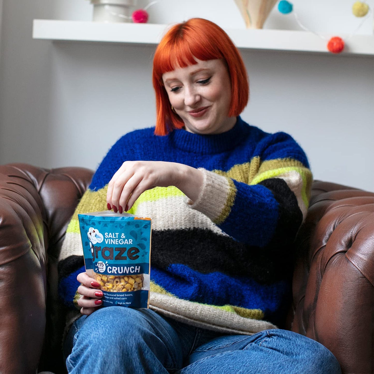 Graze Crunch Salt & Vinegar 104g