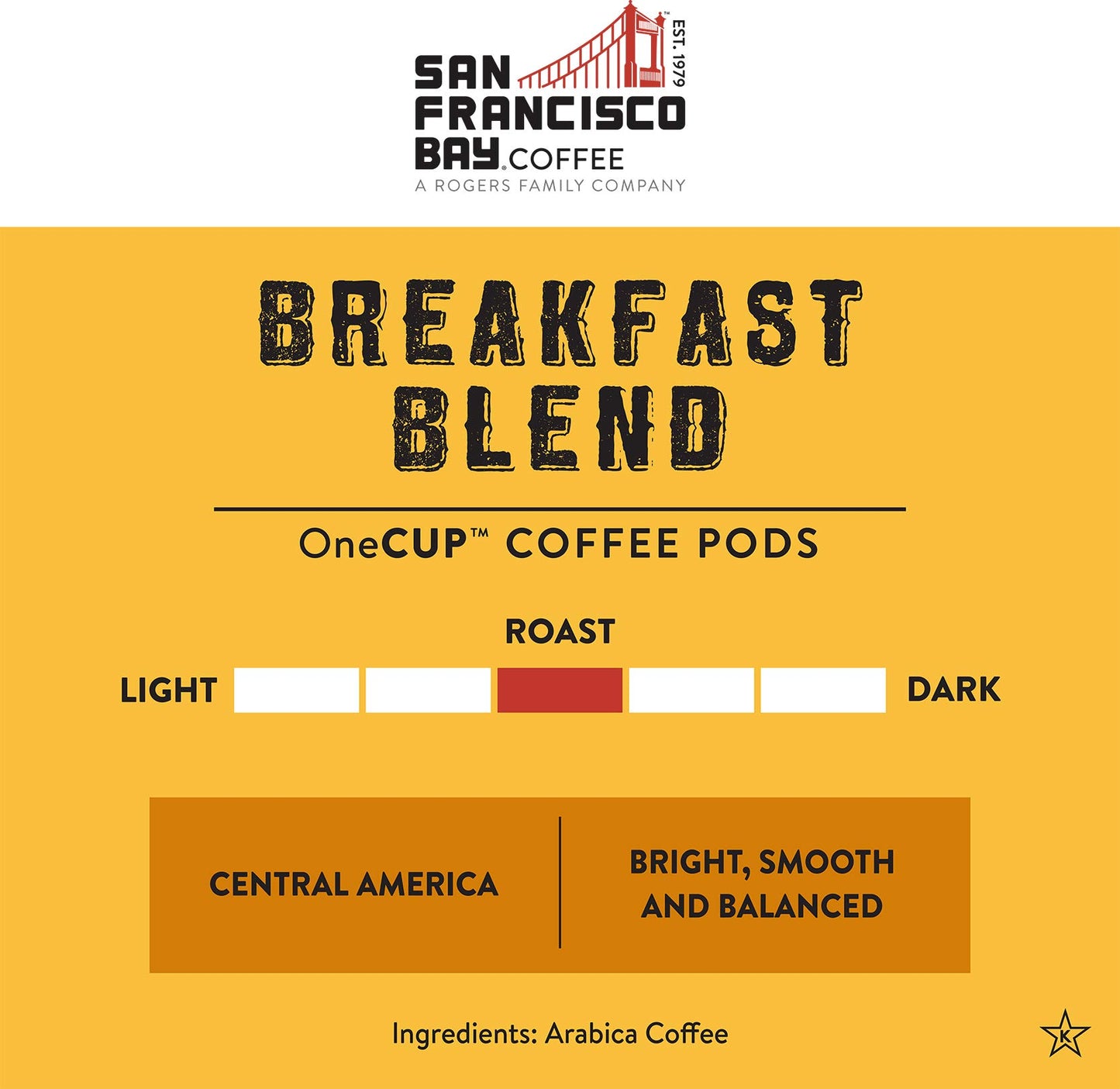 SAN FRANCISCO BAY Compostable Coffee Pods - Breakfast Blend, Medium Roast, 36 Count, K Cup Compatible