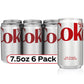 Diet Coke Soda, 7.5oz Mini Can (Pack of 6) - Carbonated Soft Drink, Model 049000161052