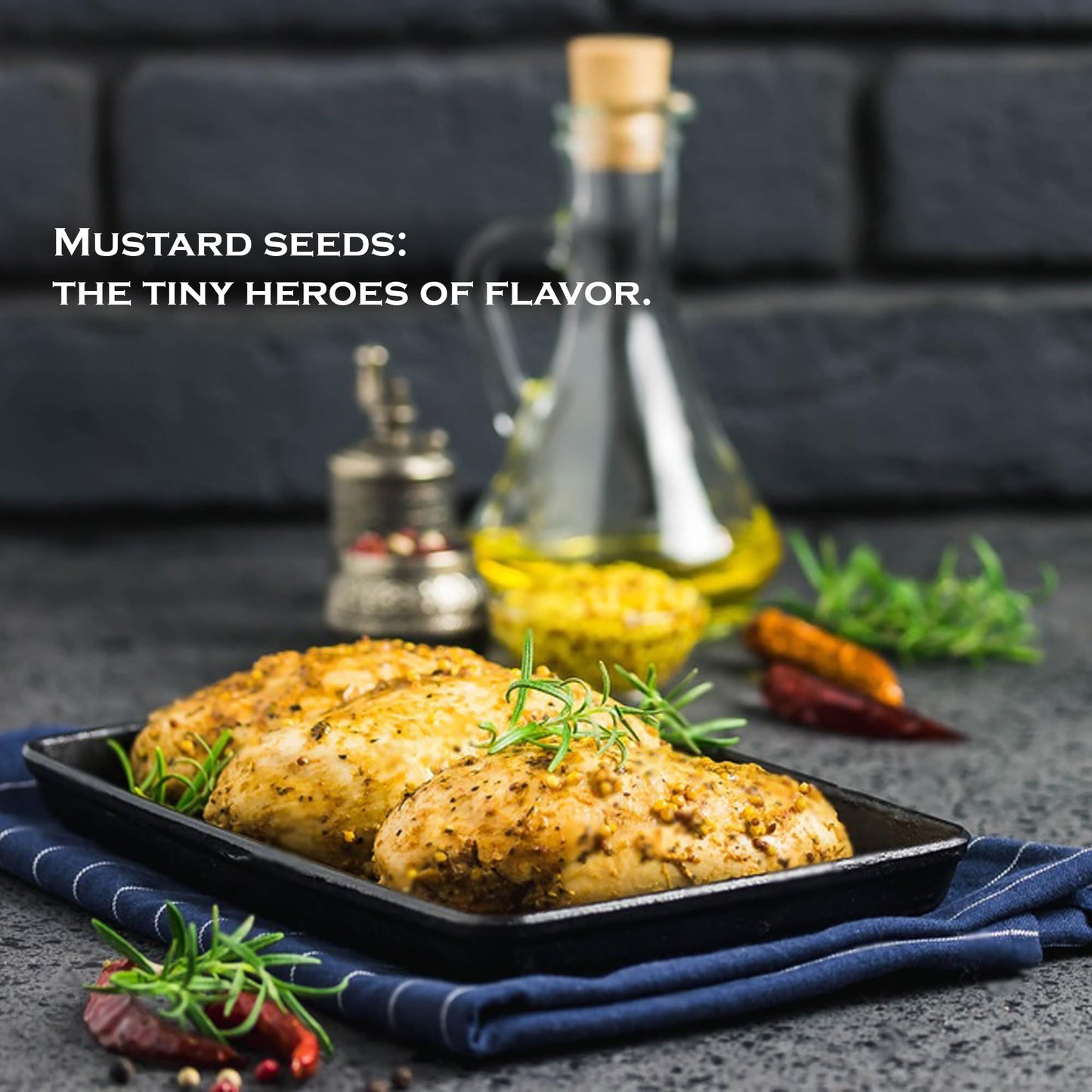 James Spices Inc. Yellow Small Mustard - 1.7Kg (60 Oz)