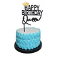 Queen Birthday Cake Topper, Acrylic Happy Birthday Cake Topper Party Decoration For Girl Women 16Th 18Th 21St 30Th 40Th 50Th 60T