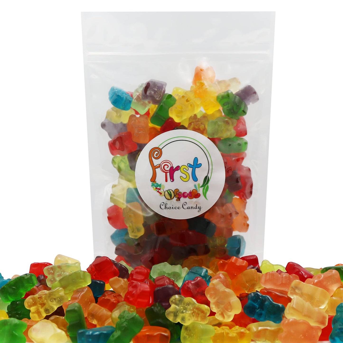FirstChoiceCandy Gummy Bears (12 Flavor, 2 Pound (Pack of 1))