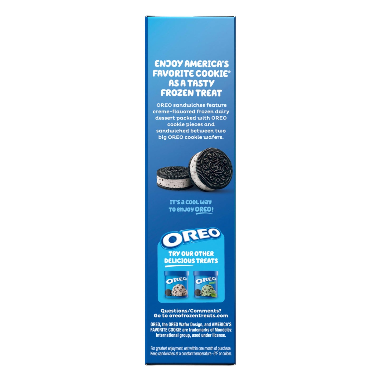 Oreo Frozen Sandwiches, 4 Ct