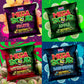 Barnetts Mega Sour Candy 4 Pack - Handmade British Sweets - Raspberry, Apple, Watermelon & Fruits - Party or Gift Treat (454g x