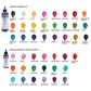 DecoPac Airbrush Food Color, Edible Cake Decorating Kit, 8 Fl Oz, Deep Pink, Model 5910