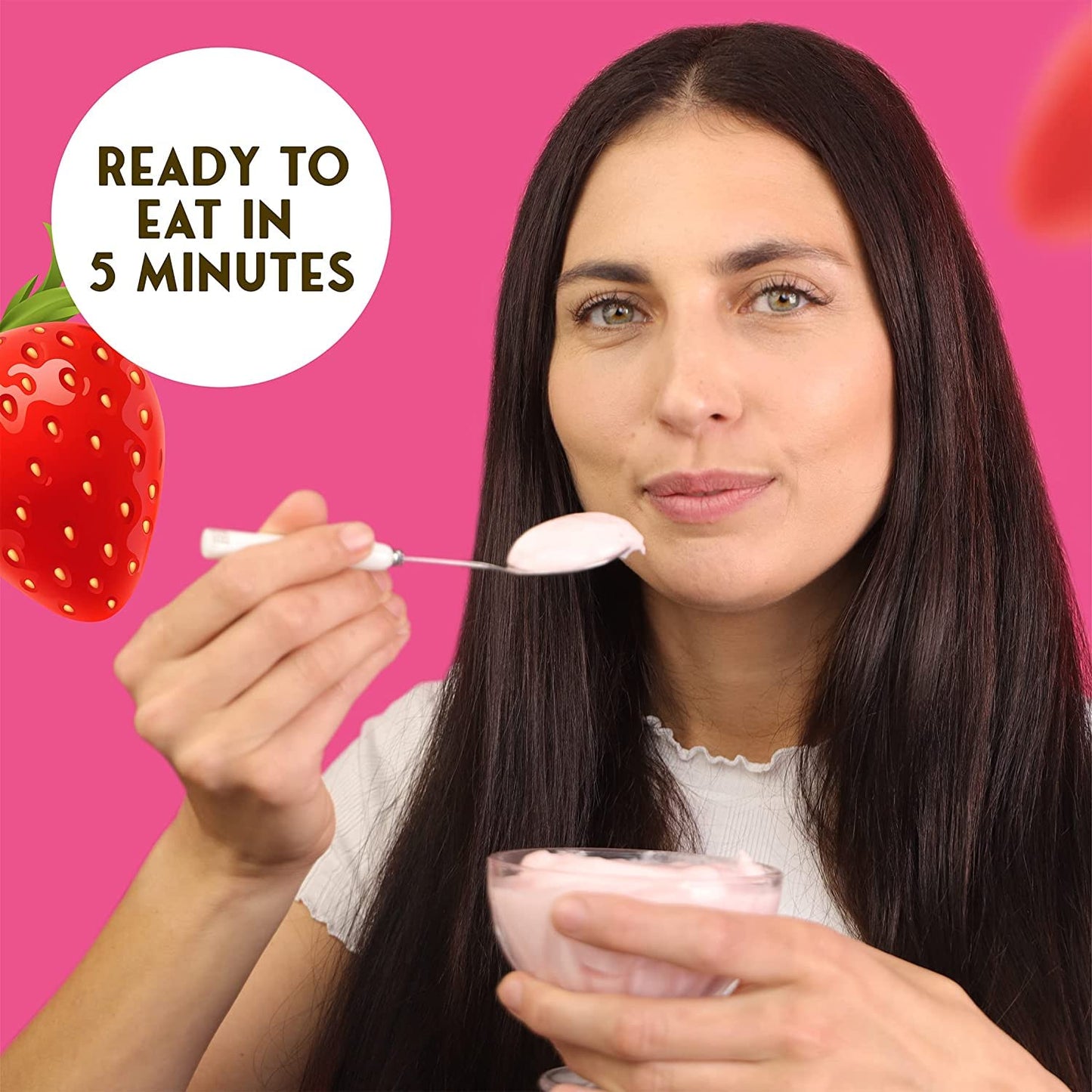 Simply Delish Instant Strawberry Pudding Mix - Plant Based Guilt Free Desserts - All Natural, Sugar Free, Non GMO, Gluten Free,