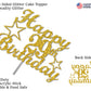 29 Birthday Cake Topper Gold Glitter, Party Decoration Ideas, Premium Quality, Sturdy Doubled Sided Glitter, Acrylic Stick. Made