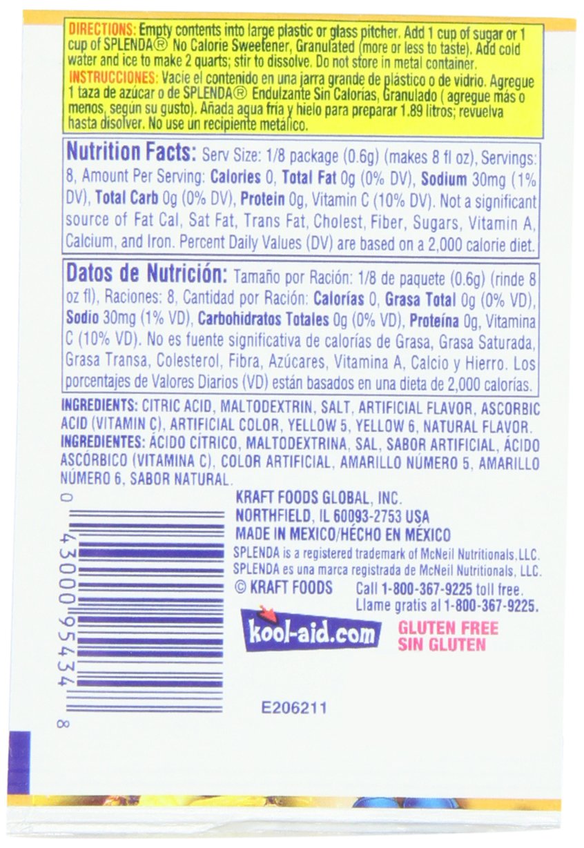 Kool-Aid Pineapple Unsweetened Soft Drink, 0.14 Oz