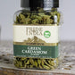 Pride Of India Green Cardamom Whole Spice - Gourmet Flavoring Agent - 6 oz - Organic Green Pods