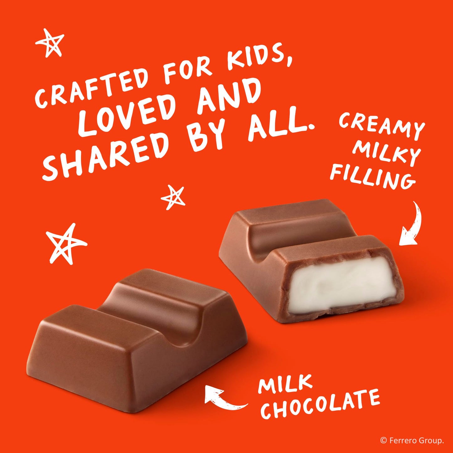 Kinder Chocolate Mini, 29.2 Oz Bulk Pack, Up To 138 Minis, Milk Chocolate Bar With Creamy Milky Filling, Individually Wrapped Ha