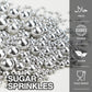 Joyvitas Silver Pearl Sugar Sprinkles, Edible Cake Decorations, 150g/5.29oz, Perfect for Cupcakes, Weddings, Holidays, and Parties