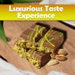 Ceres Gourmet Dubai Kunafa Pistachio Chocolate Bar – 7 oz Crispy Knafeh Layers with Pistachio Paste, Gourmet Dessert Gift