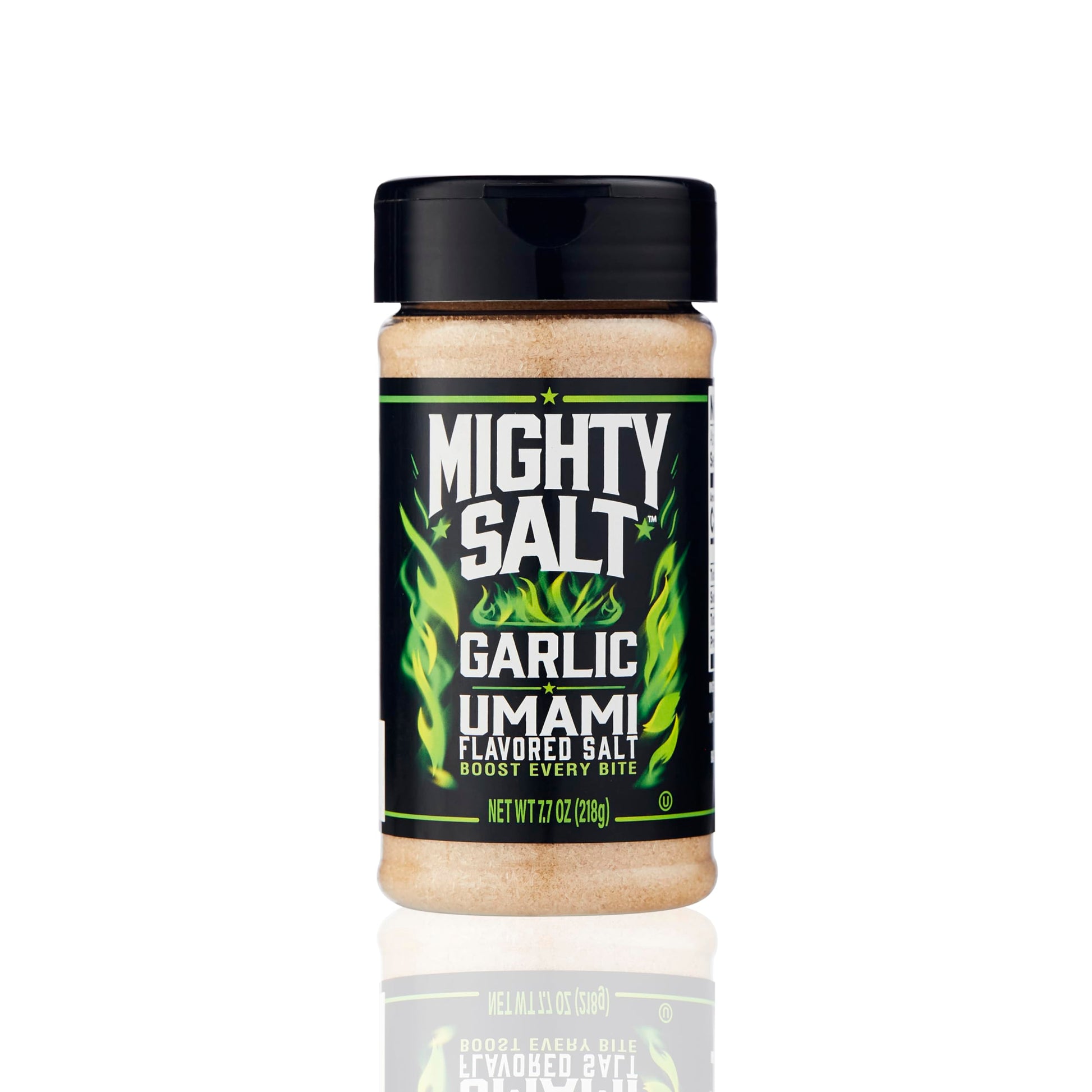 Mighty Salt Garlic Umami Flavored Salt  7.7 Ounce (Pack of 6)