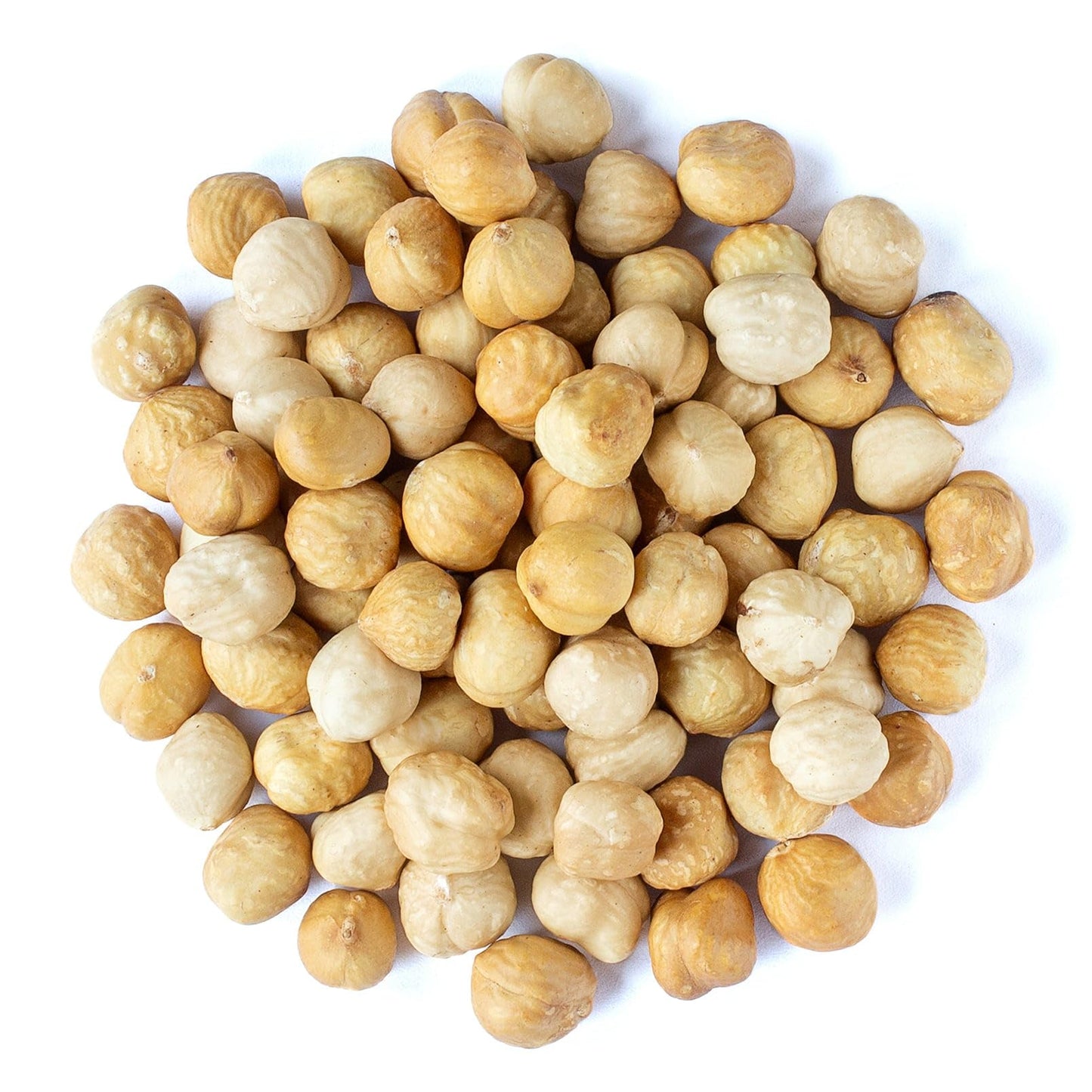 Food To Live - Organic Blanched Roasted Hazelnuts, 8 Ounces - Non-Gmo, Dry Roasted Filberts, No Skin, Whole Nuts, Unsalted, Kosh