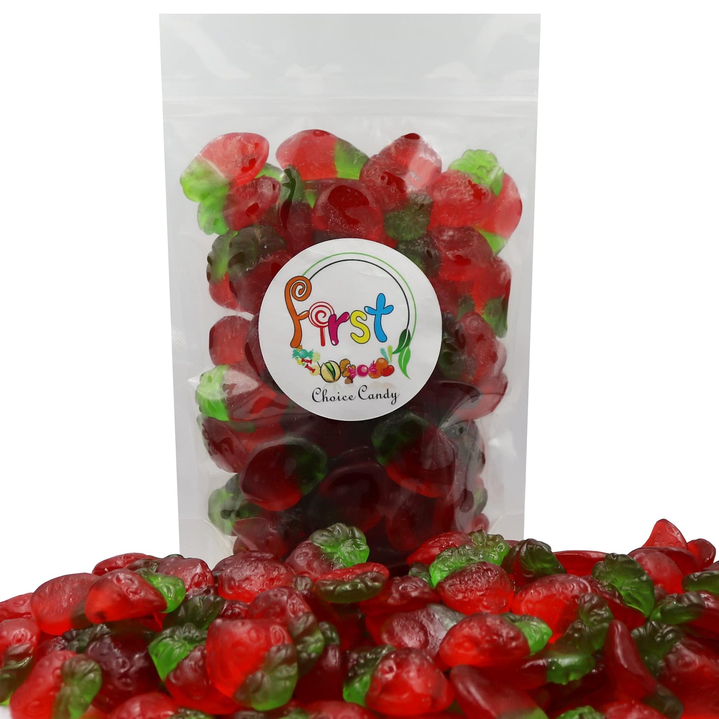 Firstchoicecandy Gummy Fruit Candy (Strawberry, 10 Pound (Pack Of 1))