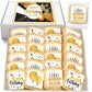 Happy Birthday Cookies Bulk 24 Pack Individually Wrapped Party Favors Food Gold For Men Women Kids Gift Basket | Gourmet Decorated Sugar Cookie | Nut-Free