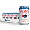 Waterloo Sparkling Water - Summer Berry - 12 fl oz - 24-Pack - Carbonated Water with a Refreshing Taste - Whole30 Approved and Z