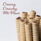 Pirucream Rolled Wafers with Chocolate Hazelnut, Organic Alkaline 100% Cocoa - No Trans-Fat, Preservatives, Colorants or Additiv