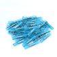FAGEGFA 100PCS 16-14 AWG Blue Heat Shrink Butt Connectors Waterproof Insulated Crimp Butt Splice Electrical Connectors