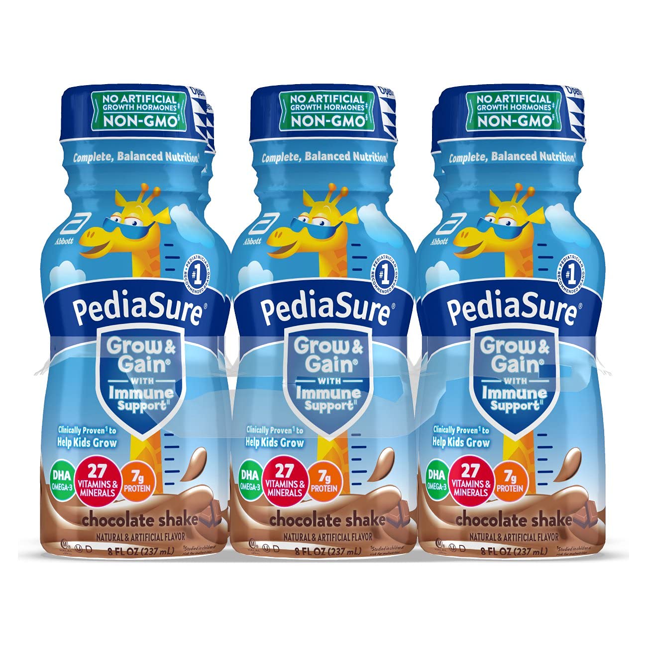 Pediasure Nutrition Shake, Chocolate, 8 Fl Oz (Pack Of 6)