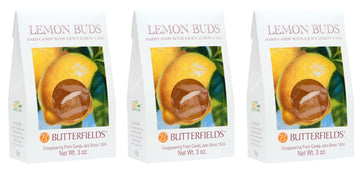 Butterfields Candy - Gourmet, Old-Fashioned LEMON Buds Hard Candy | Gluten Free | Made with 100% Real, Pure Cane Sugar | Handcra