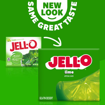 Jell-O Lime Flavor Gelatin (4-Pack)