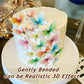 Yocity 40Pcs Edible Wafer Paper Butterflies Cake Toppers Edible Butterfly Cake Cupcake Topper Baby Shower Kids Birthday Wedding