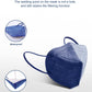 Huheta Kn95 Face Masks For Adults, 50 Packs Kn95 Mask, 5-Layer Breathable And Comfortable Safety Mask, Filter Efficiency=95%, Mu