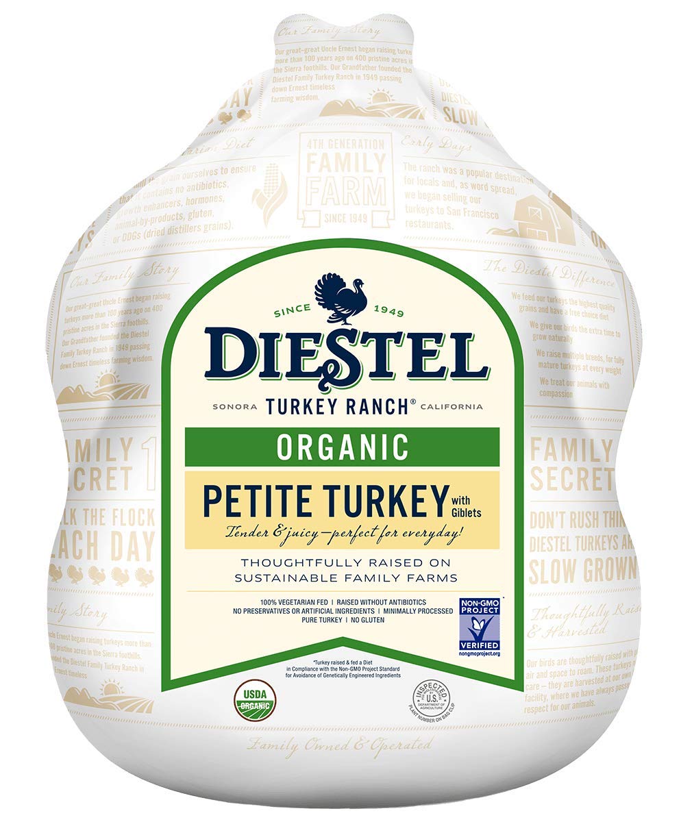 Diestel, Fresh Young Turkey, 8lbs, Organic