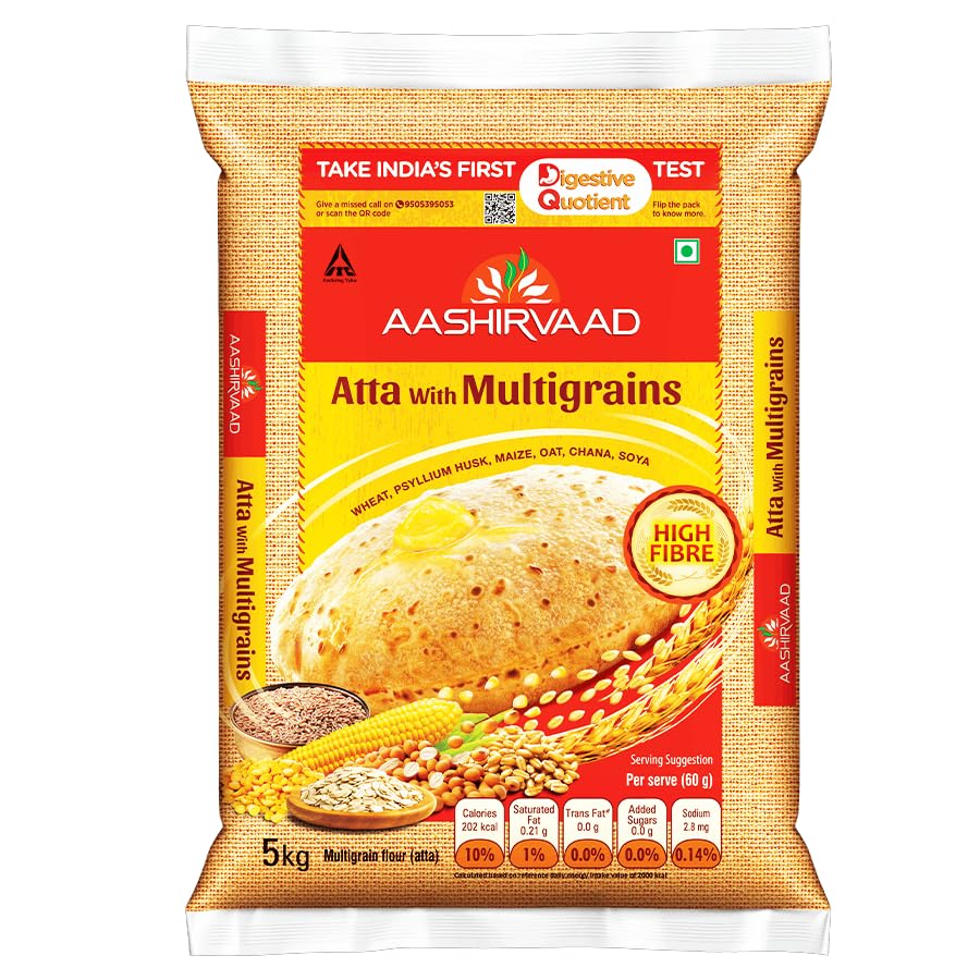 Aashirvaad Atta with Multigrains, 5kg
