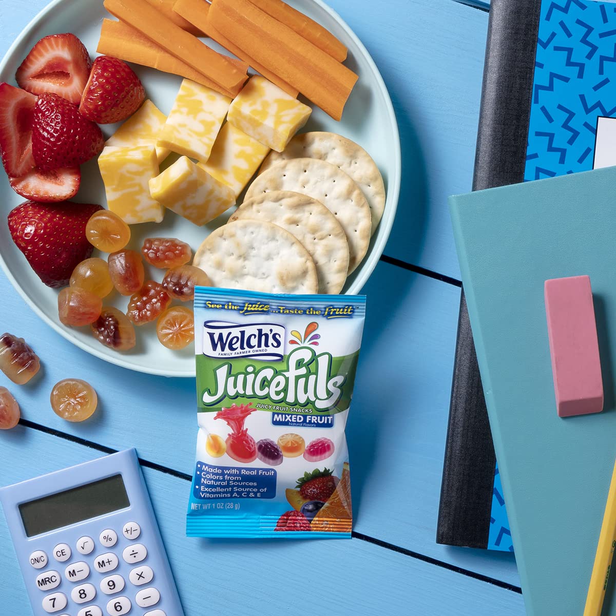 Welch'S Fruit Snacks & Juicefuls Juicy Fruit Gushers, Mixed Fruit Combo Variety Pack, Gluten Free, Individual Single Serve 0.8 A