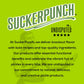 SuckerPunch Red Chile Spicy Dill Pickle Chips  Hot  Spicy Gluten Free Pickles  Sugar Free  Low Calorie  Kosher  Fresh Pickle Chips  Non GMO  Keto Friendly  Vegan  3.4 FL Oz  Snack Pouches (12 Pack)