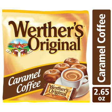 Werthers Original Hard Carmel Coffee Candy, 2.65 Oz Bags (Pack of 12)