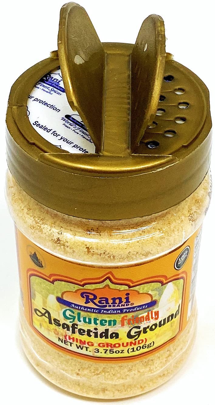 Rani Asafetida (Hing) Ground 3.75oz (106g) Gluten Friendly, PET Jar ~ All Natural | Salt Free | Vegan | Non-GMO | Asafoetida Ind