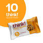 think! High Protein Crispy Squares Toffee Pretzel Crunch Treat - 10 Count Pack