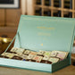 Harney & Sons Teal Tea Chest Gift, Featuring 8 Wrapped Sachet Flavors