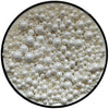 Eastron Edible White Pearl Sugar Sprinkles Candy Mixing Size Baking Cake Decorations Cupcake Toppers Cookie Decorating Celebrati