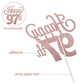 Lingteer Happy 97Th Birthday Cake Topper - Cheers To 97Th Birthday 97 Years Old Birthday Party Cake Decorations Sign.